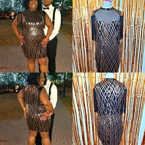 Rose Gold Party Dress